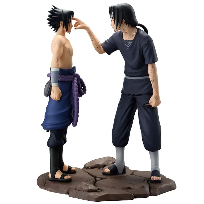 Naruto Shippuden - Sasuke Uchiha & Itachi Uchiha Revible Moment Ichibansho Figure (Red Eyes Reflecting The Heart Ver.)