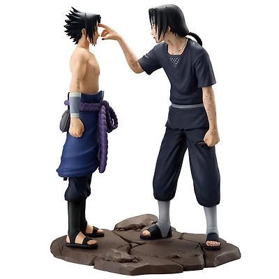 Naruto Shippuden - Sasuke Uchiha & Itachi Uchiha Revible Moment Ichibansho Figure (Red Eyes Reflecting The Heart Ver.)