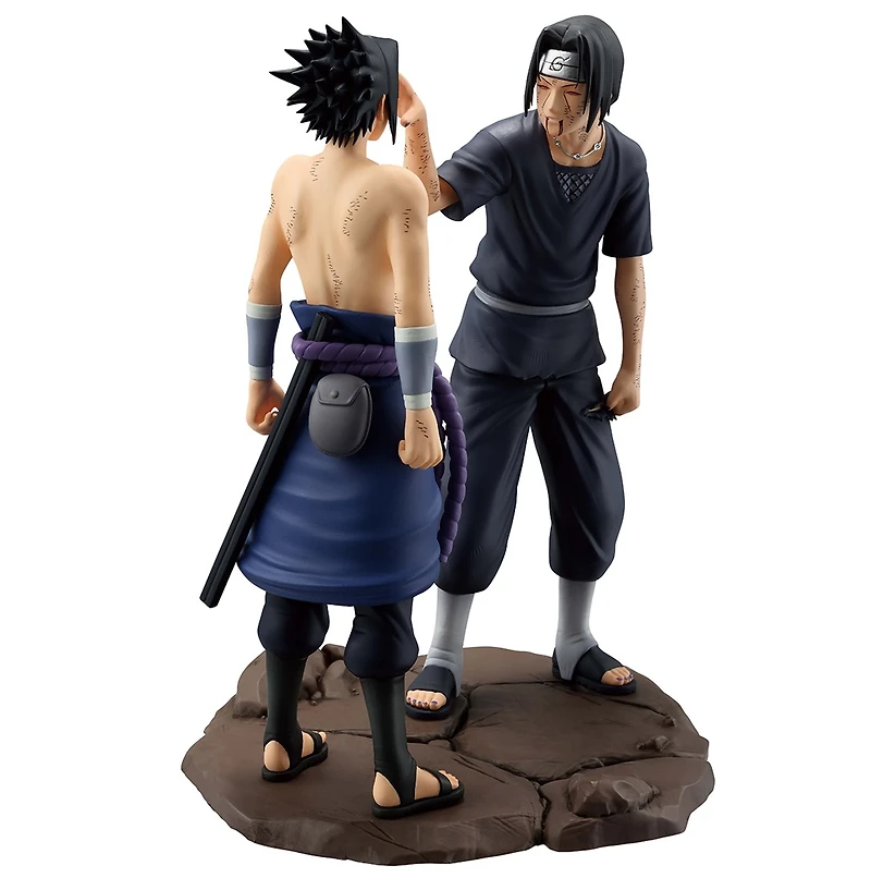 Naruto Shippuden - Sasuke Uchiha & Itachi Uchiha Revible Moment Ichibansho Figure (Red Eyes Reflecting The Heart Ver.)