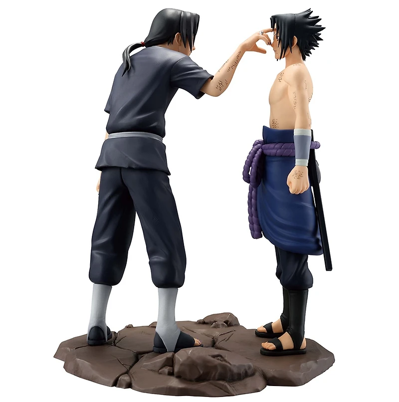 Naruto Shippuden - Sasuke Uchiha & Itachi Uchiha Revible Moment Ichibansho Figure (Red Eyes Reflecting The Heart Ver.)