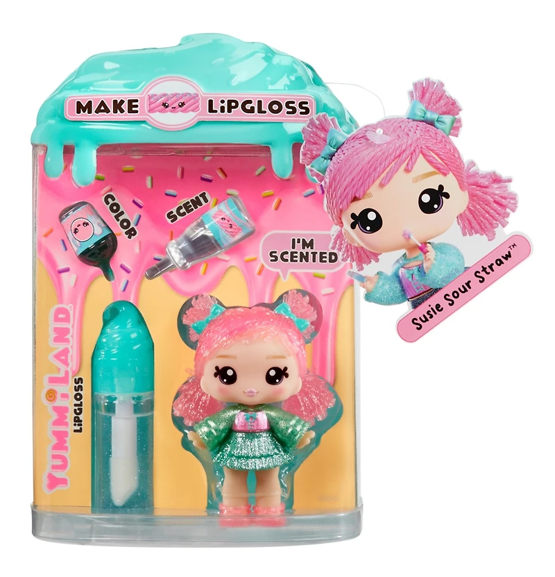 Yummiland Doll & Lip Gloss - Assortie – Une variation choisie au hasard