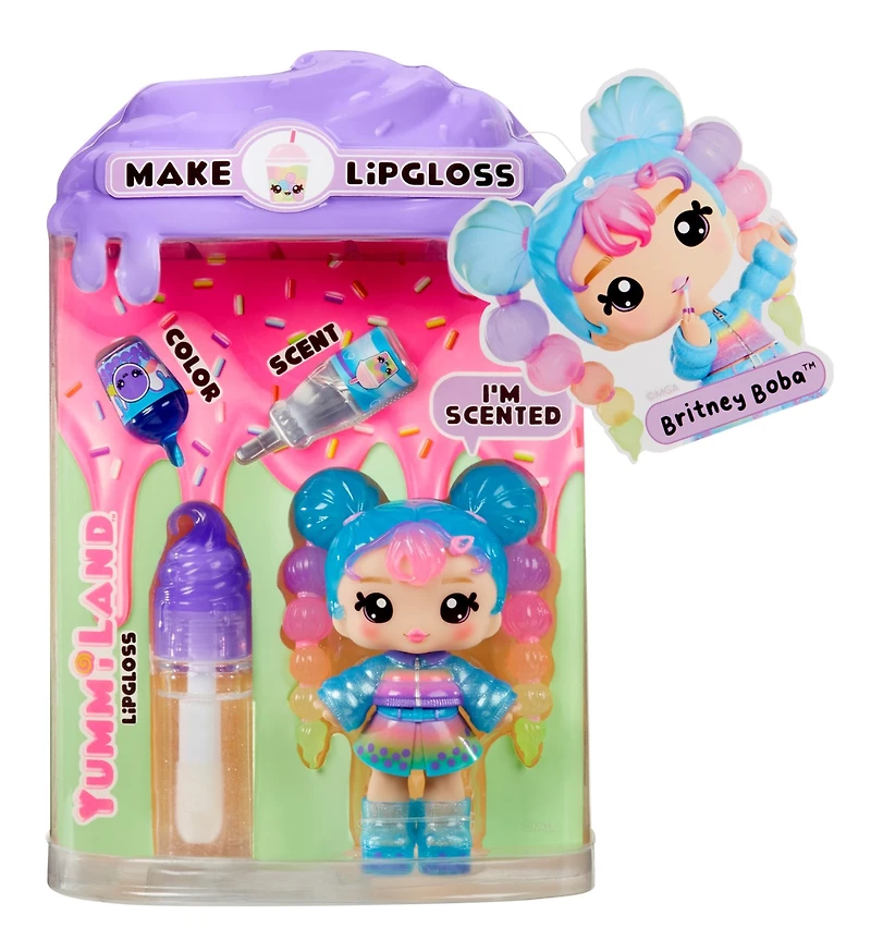 Yummiland Doll & Lip Gloss - Assortment – One Variation Chosen at Random