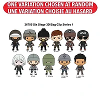 Rainbow Six Figural Bag Clip – One Variation Chosen at Random