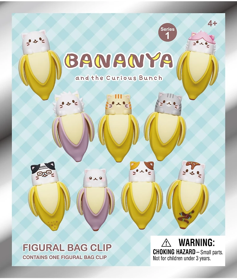 Bananya Figural Bag Clip – One Variation Chosen at Random