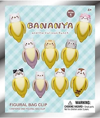 Bananya Figural Bag Clip – One Variation Chosen at Random