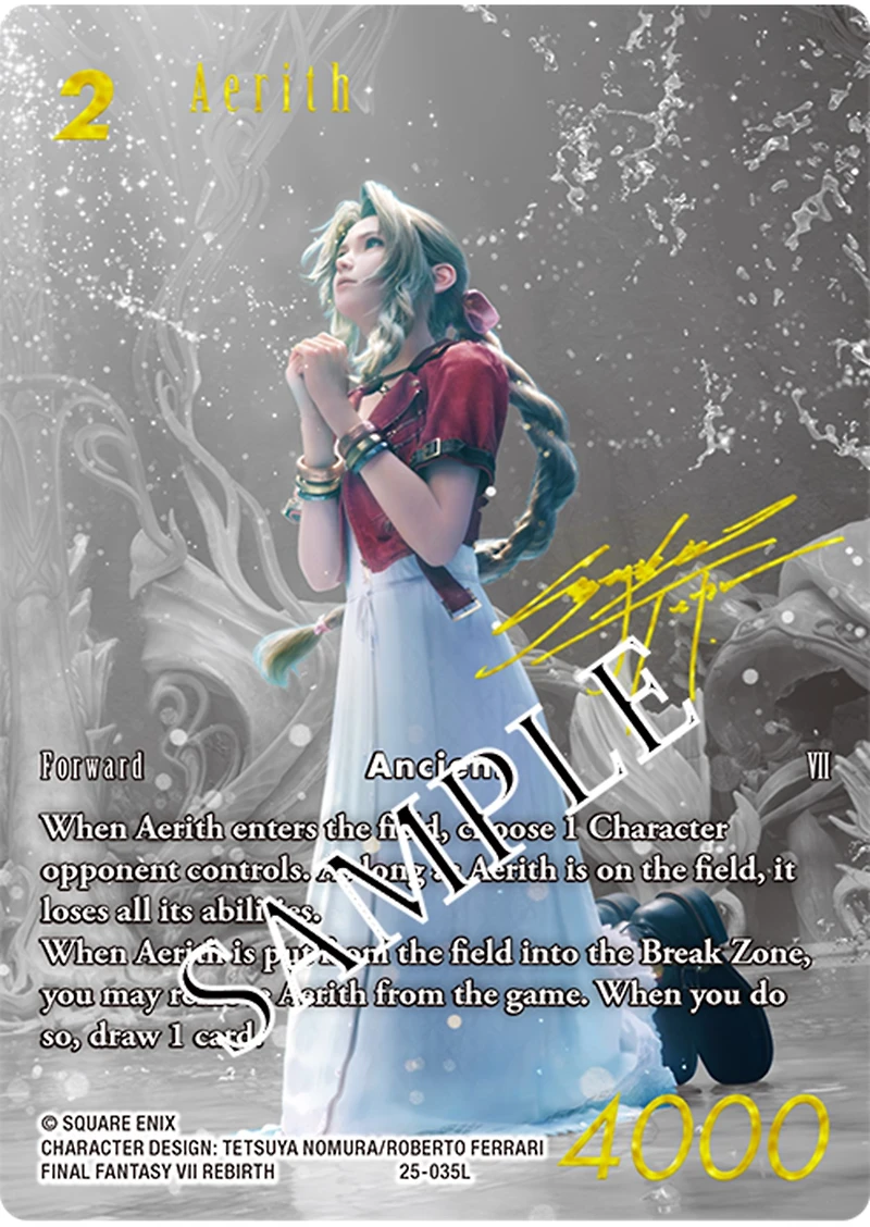 Final Fantasy TCG Set 25 Tears of The Planet Booster 