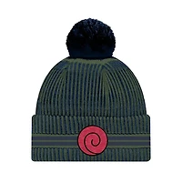 Bonnet côtelé avec logo Naruto Uzumaki 