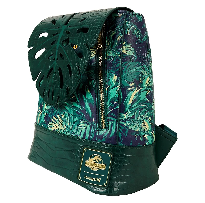 Loungefly: Jurassic World - Jungle Velociraptor Glow Drawstring Mini Backpack