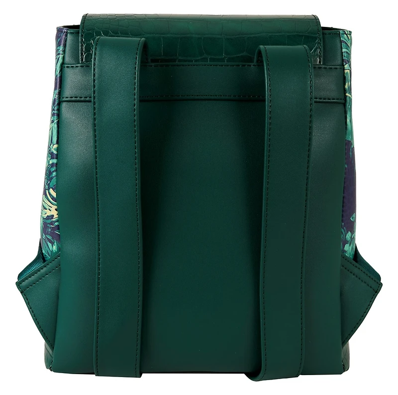 Loungefly : Jurassic World - Mini sac à dos à cordon lumineux Jungle Velociraptor 