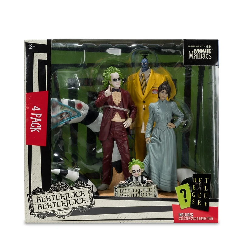 Beetlejuice Beetlejuice 6-Inch Posed Figure 4 Pack 