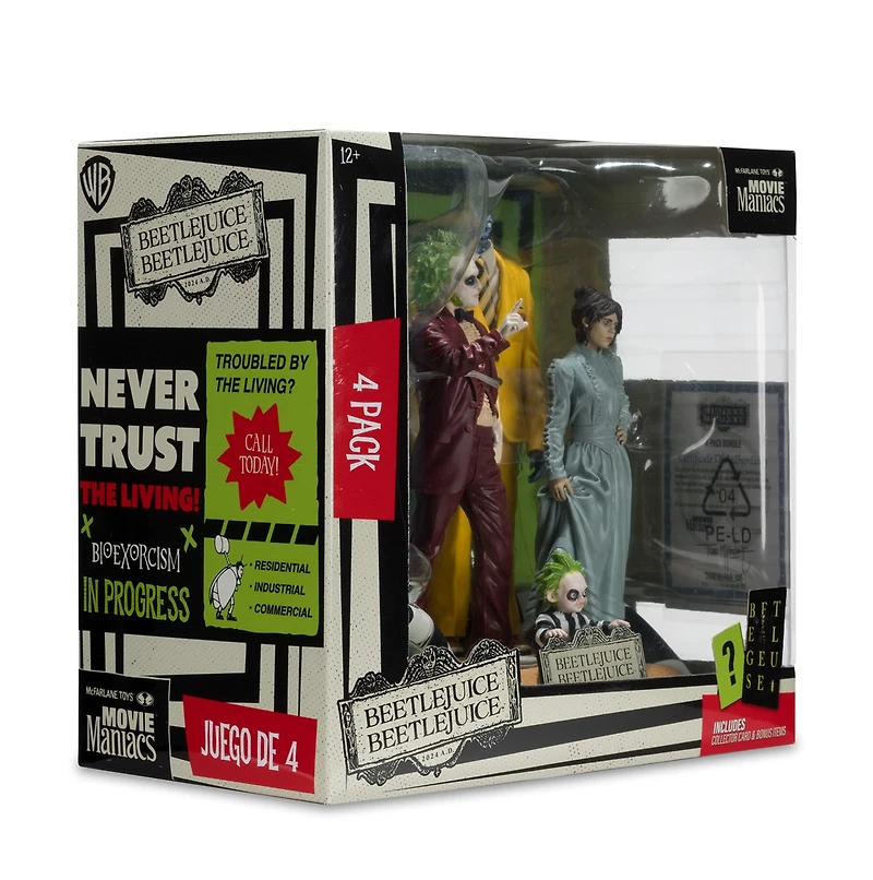 Beetlejuice Beetlejuice 6-Inch Posed Figure 4 Pack 