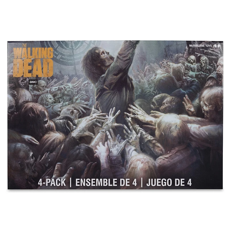 The Walking Dead Walkers 5-Inch Figure 4-pack 