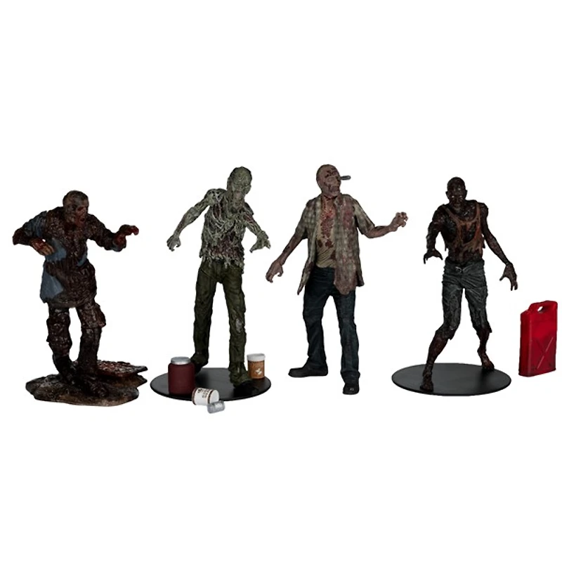 The Walking Dead Walkers 5-Inch Figure 4-pack 