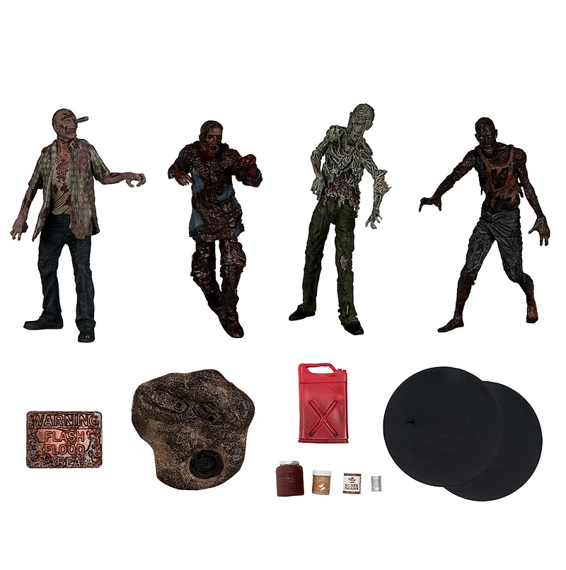 The Walking Dead Walkers 5-Inch Figure 4-pack 