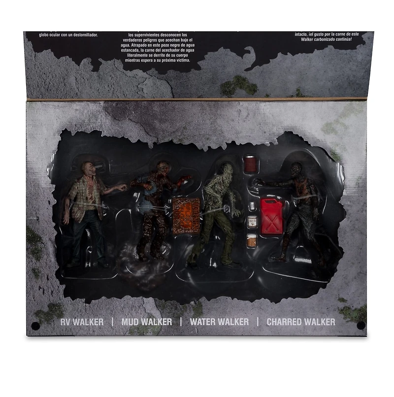 The Walking Dead Walkers 5-Inch Figure 4-pack 