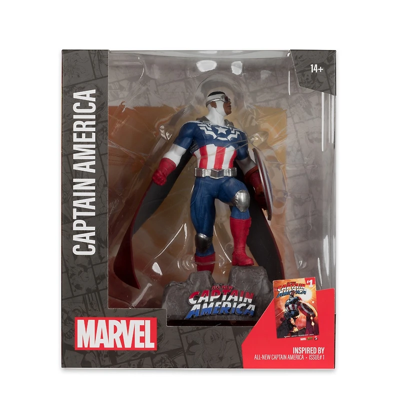 Marvel Captain America 1:10th Scale Collectible with Scene (All-New Captain America #1) 