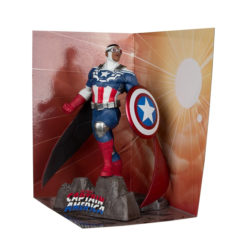 Marvel Captain America 1:10th Scale Collectible with Scene (All-New Captain America #1) 