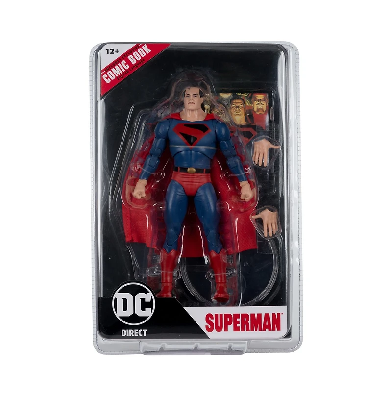 DC Direct Page Punchers Superman (Kingdom Come) 7-Inch Figure with Comic 
