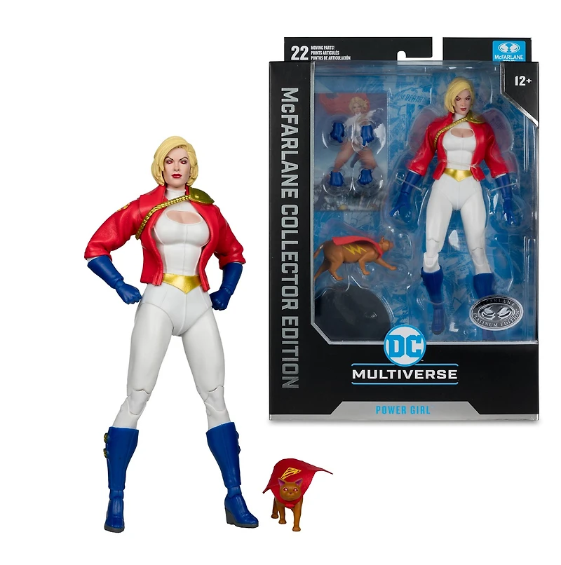 DC Multiverse Power Girl (Power Girl: Reborn) 7-Inch Action Figure McFarlane Collector Edition #31 - 1 in 6 chances of getting the chase