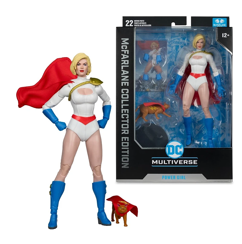 DC Multiverse Power Girl (Power Girl: Reborn) 7-Inch Action Figure McFarlane Collector Edition #31 - 1 in 6 chances of getting the chase