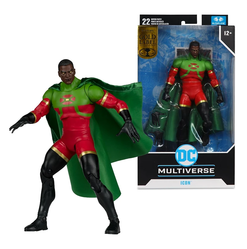 DC Multiverse Icon (Icon & Rocket: Season One) Gold Label 7-Inch Action Figure 