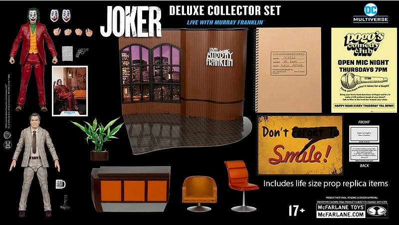 DC Multiverse Joker Movie (Limited Edition Deluxe Collector Set - Live with Murray Franklin)