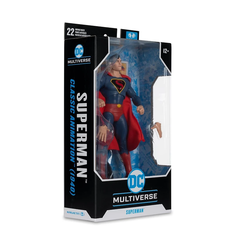DC Multiverse Superman (Classic Animation 1940) 7-Inch Action Figure 