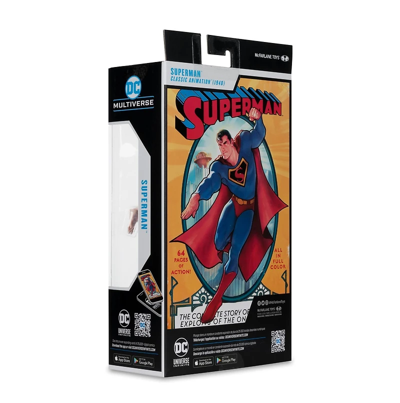 DC Multiverse Superman (Classic Animation 1940) 7-Inch Action Figure 