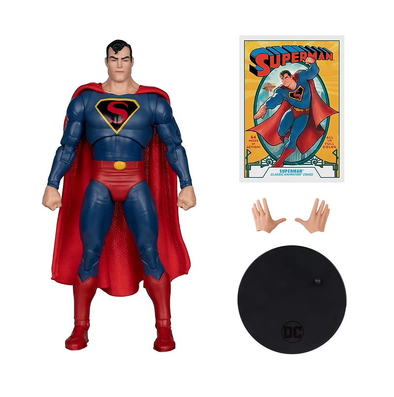 DC Multiverse Superman (Classic Animation 1940) 7-Inch Action Figure 