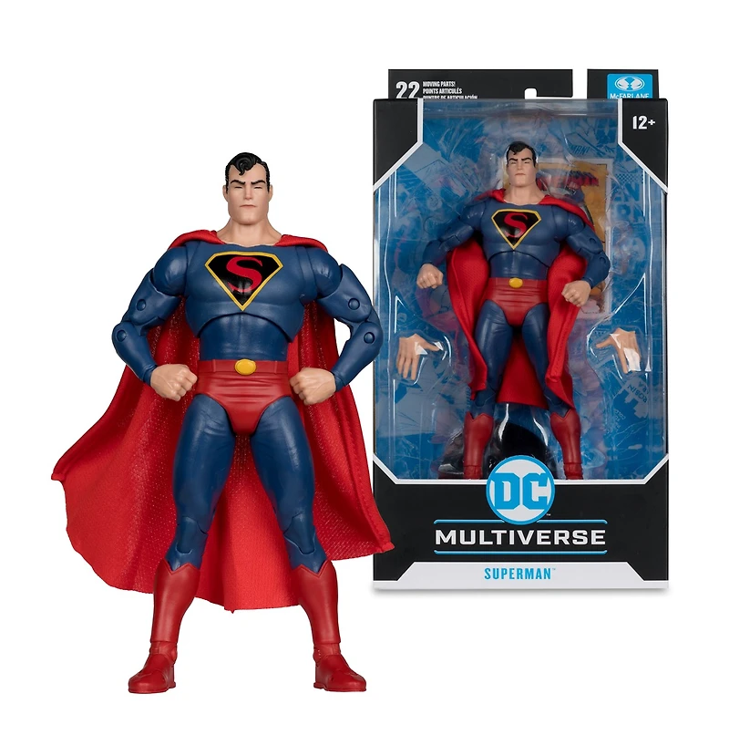 DC Multiverse Superman (Classic Animation 1940) 7-Inch Action Figure 