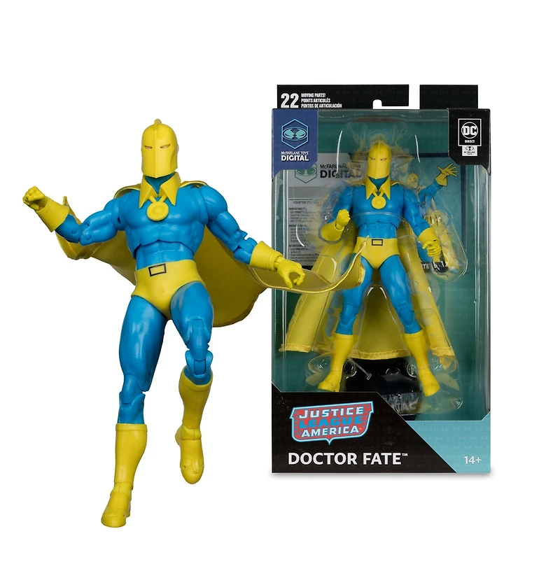 DC Direct Doctor Fate (The Silver Age) 7-Inch Action Figure with McFarlane Toys Digital Collectible 