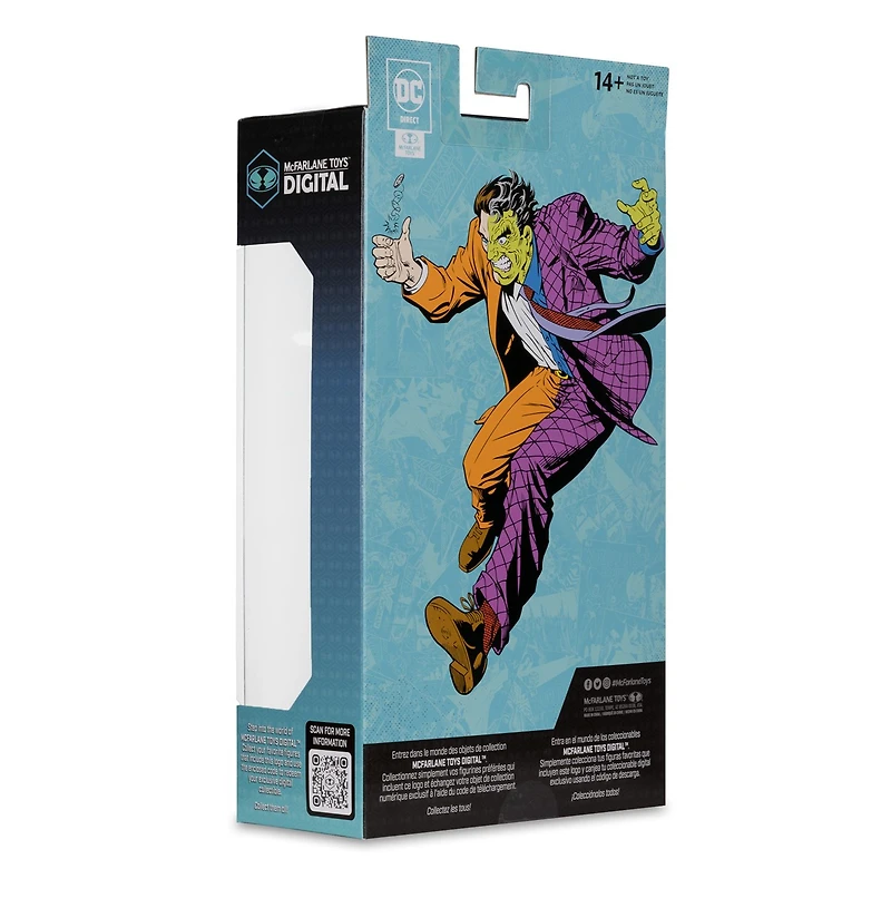DC Direct Two-Face (The Silver Age) 7-Inch Action Figure with McFarlane Toys Digital Collectible 
