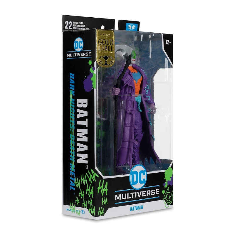DC Multiverse Batman (Dark Nights: Death Metal) Jokerized Gold Label 7-Inch Action Figure 
