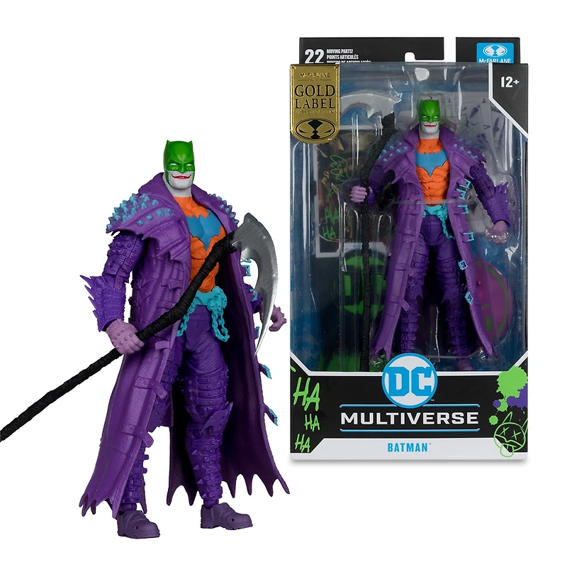 DC Multiverse Batman (Dark Nights: Death Metal) Jokerized Gold Label 7-Inch Action Figure