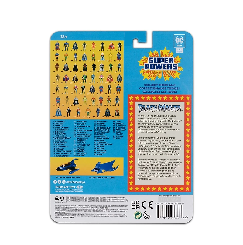 DC Super Powers Black Manta 4.5 Inch Action Figure 