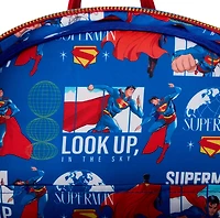 Superman Light Up Glow Full-Size Backpack 