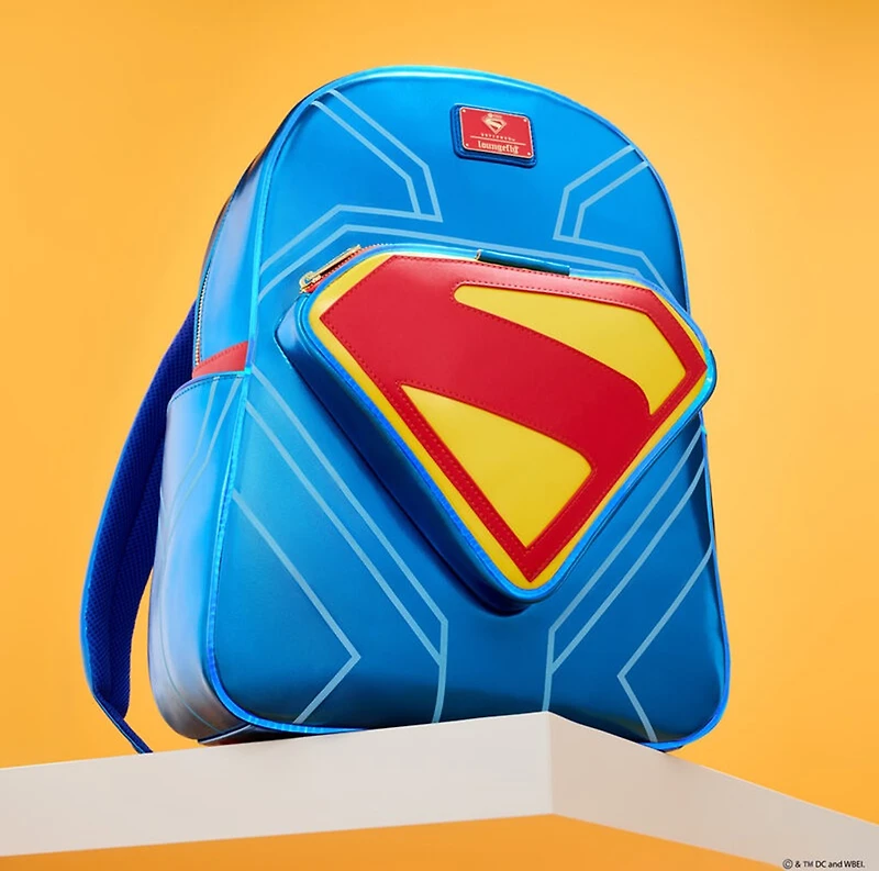Sac à dos lumineux Superman pleine grandeur 