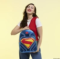 Superman Light Up Glow Full-Size Backpack 