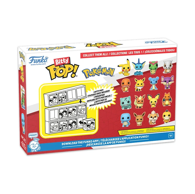 Bitty POP! Pokemon 4-Pack Series