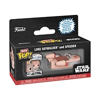 Bitty POP! Rides Star Wars Luke Skywalker & Speeder 