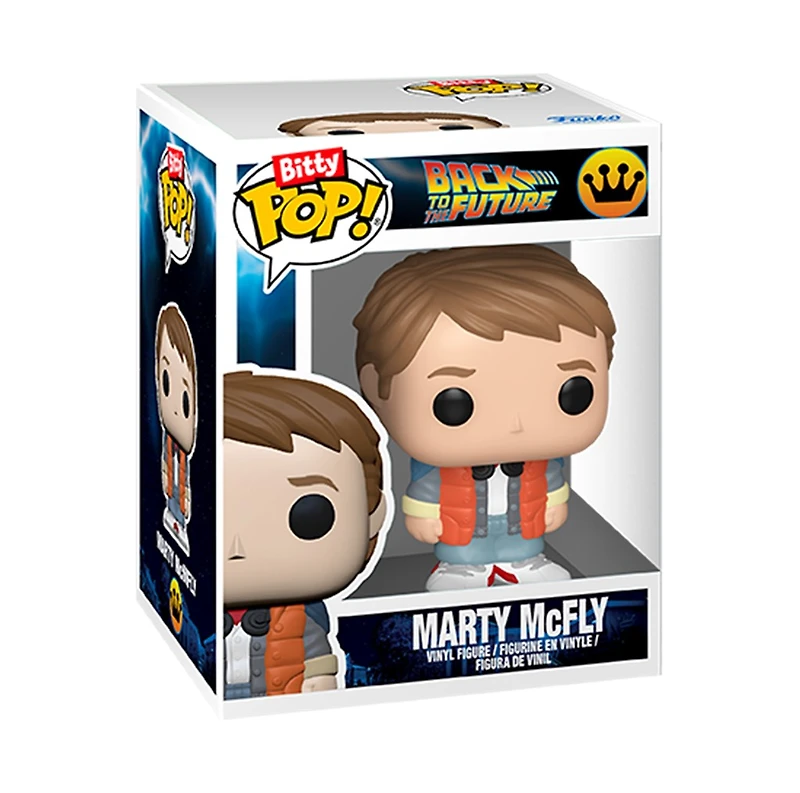 Bitty POP! Rides Back to the Future Marty McFly & Time Machine 