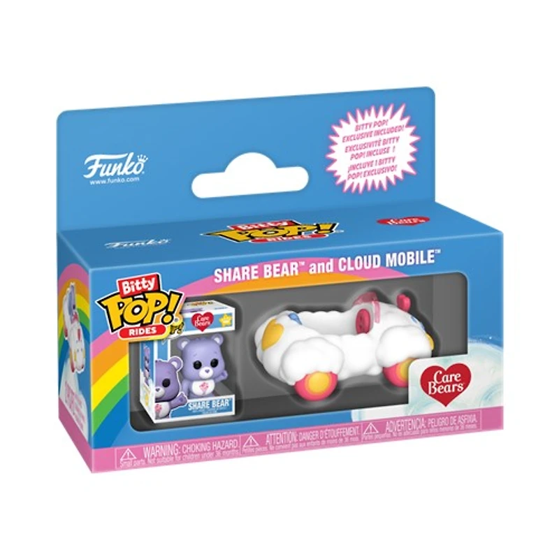 Bitty POP! Rides Care Bears Share Bear & Cloud Mobile 