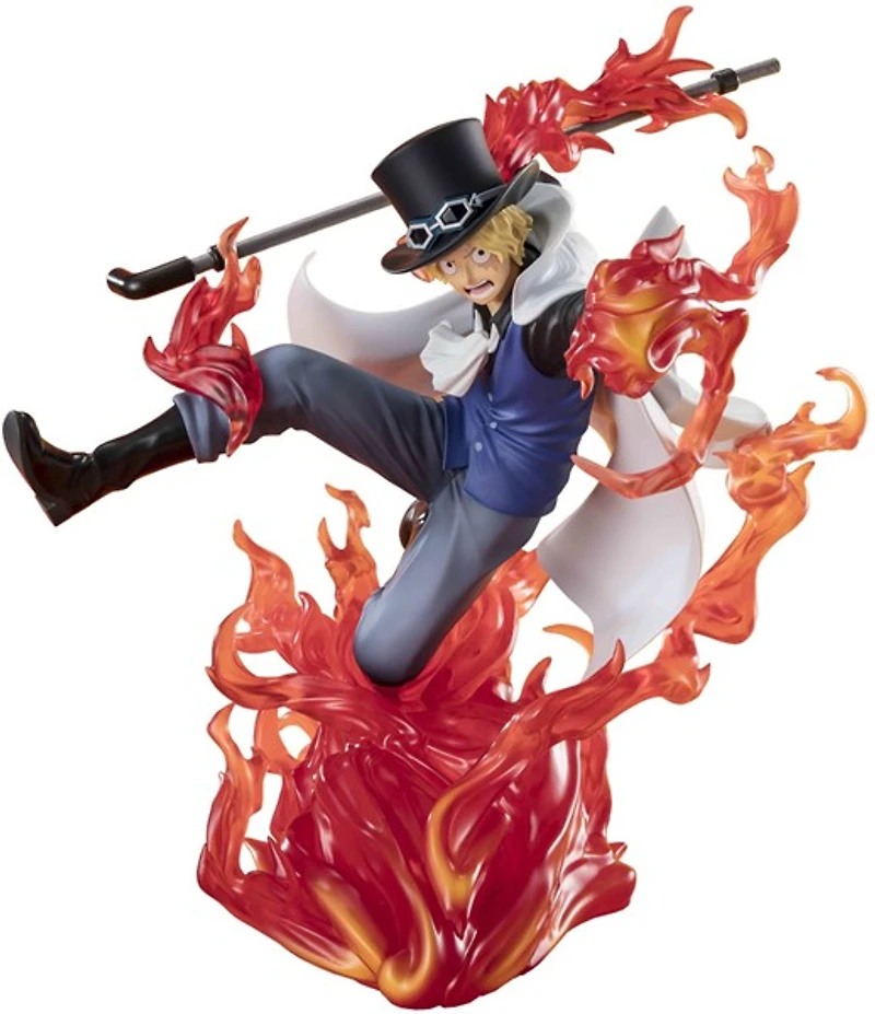 One Piece FiguartsZERO [EXTRA BATTLE] -Fire Fist Rook Check-Sabo Figure 