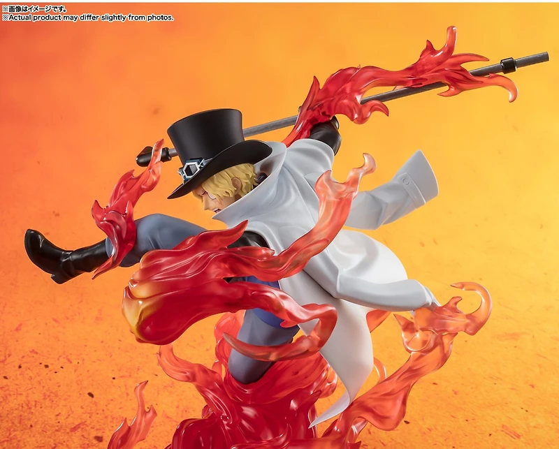 One Piece FiguartsZERO [EXTRA BATTLE] -Fire Fist Rook Check-Sabo Figure 
