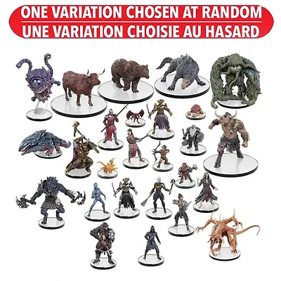 Dungeons & Dragons Miniatures: Icons of the Realms - Adventures from Baldur's Gate - Booster Pack – One Variation Chosen at Random
