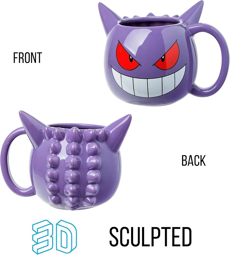 Pokemon Gengar 3D Sculpted Mug