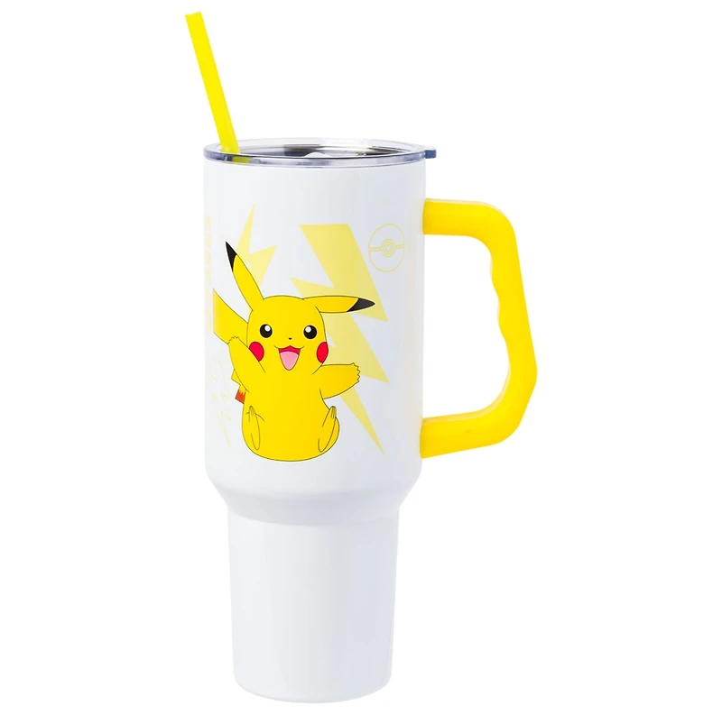 Pokemon Pikachu White Tumbler 