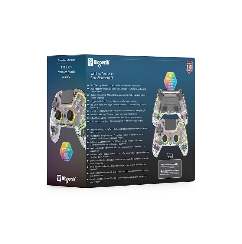 Biogenik Hall Effect Wireless Controller 