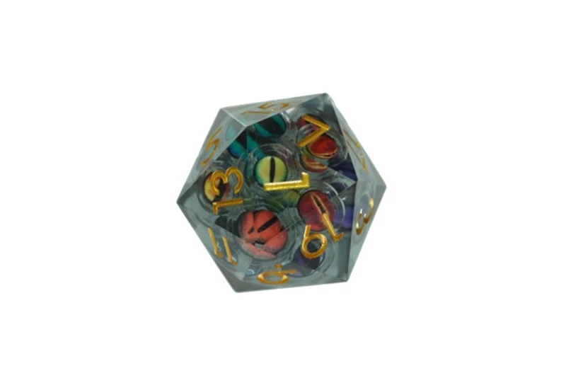 Biogenik Oversized D20 Die with Dragon Eye Liquid Core (33mm) 