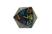 Biogenik Oversized D20 Die with Dragon Eye Liquid Core (50mm) 